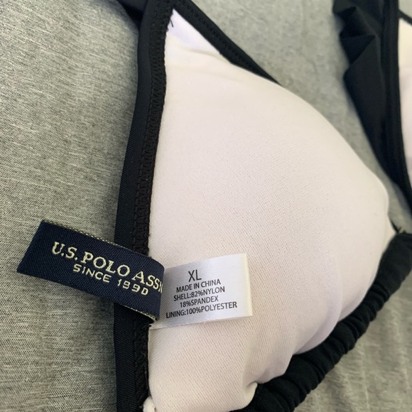 U.S Polo Assn. Ruffle Bikini Set - Picture 3 of 4